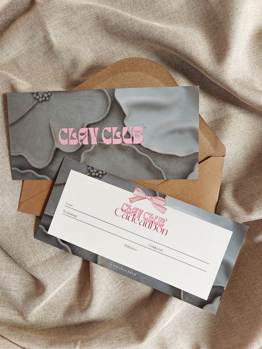 Cadeaubon voor pottenbakken workshop, kadobon voor keramiek workshop